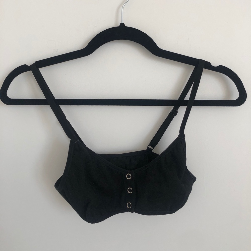 Black bralette from Urban Outfitters